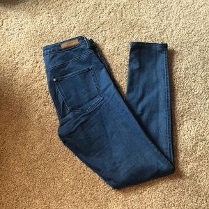 High rise skinny jeans